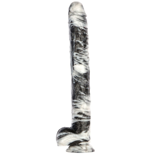 Gode XL PISARA 35.5 x 5.3cm Noir