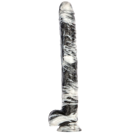Gode XL PISARA 35.5 x 5.3cm Noir