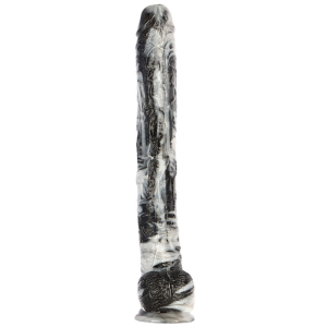 Gode XL PISARA 35.5 x 5.3cm Noir