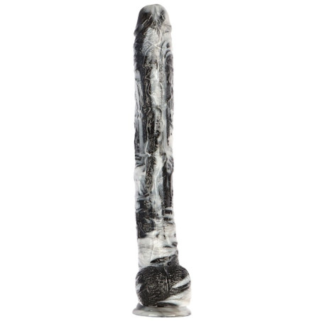 Gode XL PISARA 35.5 x 5.3cm Noir