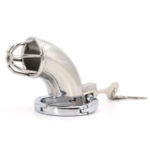 Cage de chasteté en métal CURVEDICK 11 x 3.3 cm