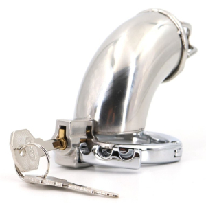 Cage de chasteté en métal CURVEDICK 11 x 3.3 cm