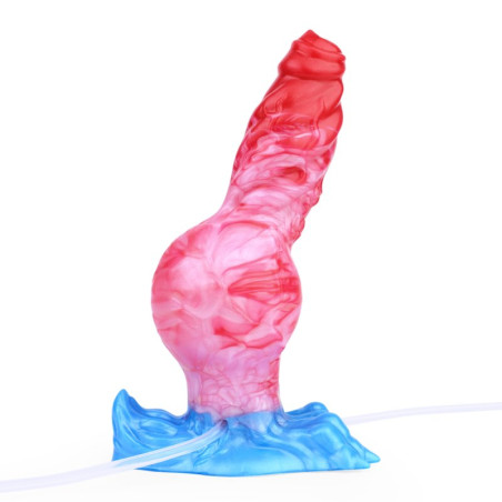 Gode éjaculateur gonflable AIR ABRYS Rose-Bleu