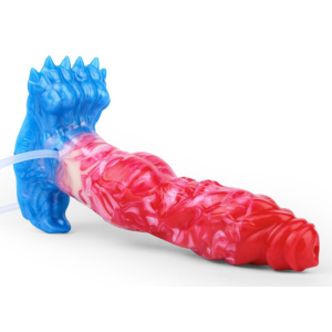 Gode éjaculateur gonflable AIR ABRYS Rose-Bleu