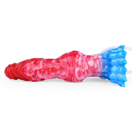Gode éjaculateur gonflable AIR ABRYS Rose-Bleu