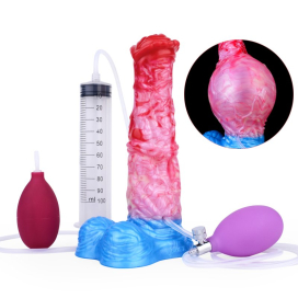 Gode Éjaculateur et Gonflable AIR CORYS Rose-Bleu