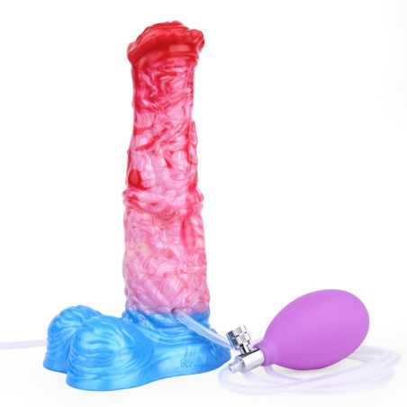 Gode Éjaculateur et Gonflable AIR CORYS Rose-Bleu