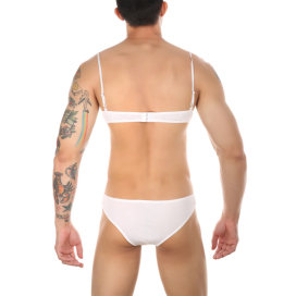 Ensemble Slip et Bra TARMINA Blanc 2