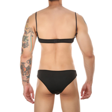 Ensemble Slip et Bra TARMINA Noir