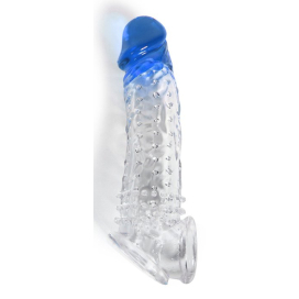 Gaine de pénis DICK PINS Transparente de 17 x 4.5 cm