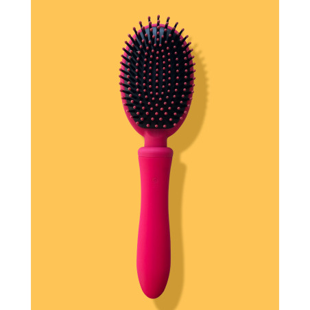 Brosse à Cheveux Vibrante VIBRALISS 11.5 x 3.3cm Rose Foncé