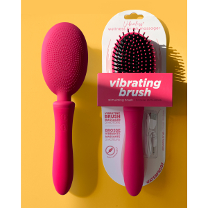 Brosse à Cheveux Vibrante VIBRALISS 11.5 x 3.3cm Rose Foncé