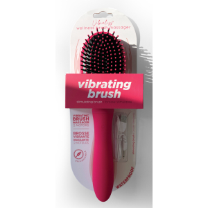 Brosse à Cheveux Vibrante VIBRALISS 11.5 x 3.3cm Rose Foncé