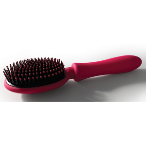 Brosse à Cheveux Vibrante VIBRALISS 11.5 x 3.3cm Rose Foncé