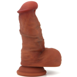 Gode Réaliste DUKONG 12 x 5cm Marron