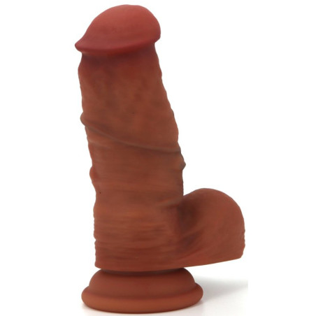 Gode Réaliste DUKONG 12 x 5cm Marron
