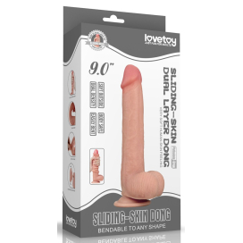 Gode réaluste SLIDING SKIN18cm de LoveToy 2
