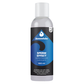 Lubrifiant avec aspect sperme SENSUALUBE SPERM EFFECT 150 ml