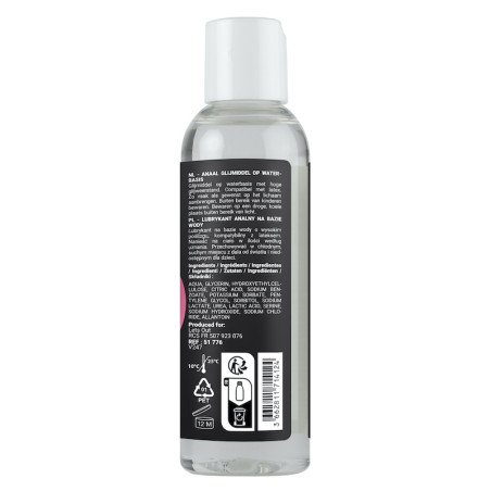 Lubrifiant à base d'eau SENSUALUBE ANAL de 150 ml