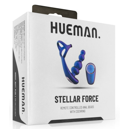 Ballstretcher Plug STELLAR FORCE de 10 x 3.4 cm par Hueman