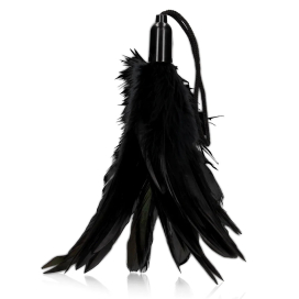 Plumeau FEATHER TICKLER 20cm Noir