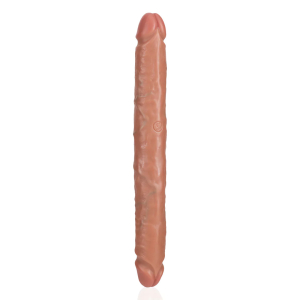 Double Gode STRAIGHT SLIM 30.5 x 3.5cm Marron Relief