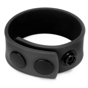 Cockring ajustable en silicone COCK STRAP Noir