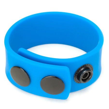 Cockring ajustable COCK STRAP Bleu en Silicone