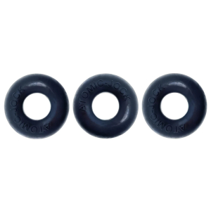 Pack de 3 Mini Cockrings DO-NUT 1 Oxballs Noirs