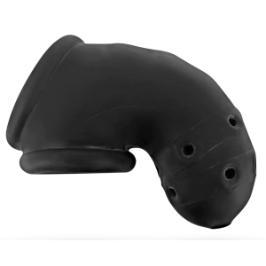 Cage de chasteté Silicone AIRLOCK Noire de Oxballs