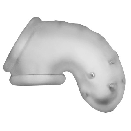 Cage de chasteté en Silicone AIRLOCK Transparente de Oxballs
