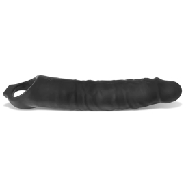 Gaine de pénis SNAKE Noire de Oxballs 21 x 5.5 cm