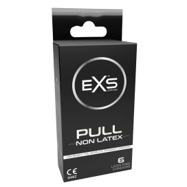 Préservatifs fins sans latex PULL de EXS 55mm | Boîte de 6