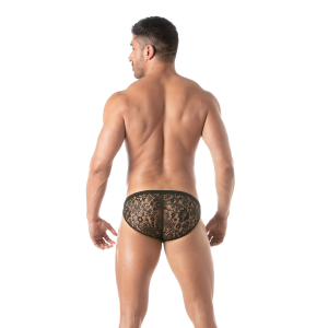 Slip en dentelle LACE MINIBRIEF Noir