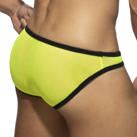 Mini slip FEVER MESH Jaune