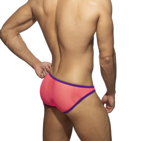 Mini slip FEVER MESH Rose