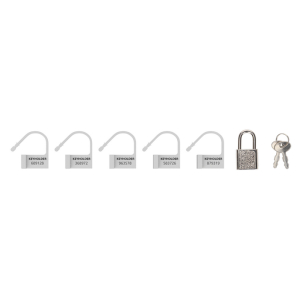 Lot de 5 LOCKS numérotés
