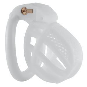 Cage de chasteté blanche NETIA S 6 x 3.1 cm de CockLock