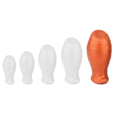 Plug EGG ASS XL 12.5 x 7.3cm Orange