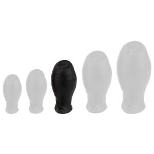 Plug EGG ASS M 9.5 x 5.3cm Noir