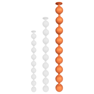 Boules anales NOCTY L 65 x 5.5 cm Orange