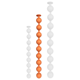 Boules anales NOCTY M Orange de 45 x 5.5 cm