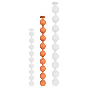 Boules anales NOCTY M 55 x 4.5 cm Orange