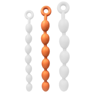 Boules anales CHAPIRA M 43 x 4.8 cm Orange
