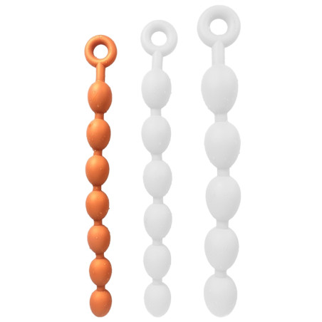 Boules anales CHAPIRA S Orange de 43 x 3.8 cm