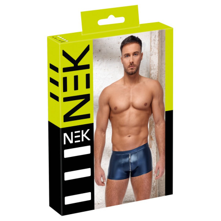 Boxer avec zip ANDIO Bleu métallisé