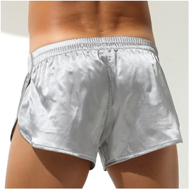 Short avec Jock SLIT Argenté 2
