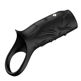 Manchon de pénis EXTIVIBE Noir de 9 x 4.5 cm
