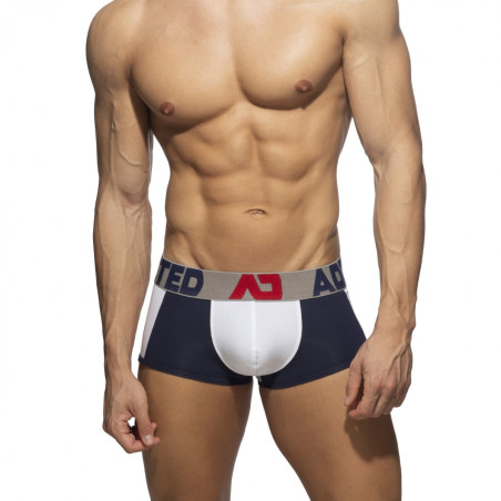 Boxer TREY Blanc-Marine