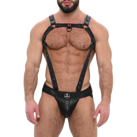 Ensemble Jock et Harnais ARMY Noir de Sparta's Harness